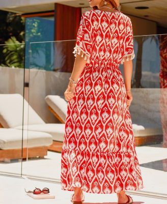 Women's LA Sunset Ornate Maxi Beach Dress