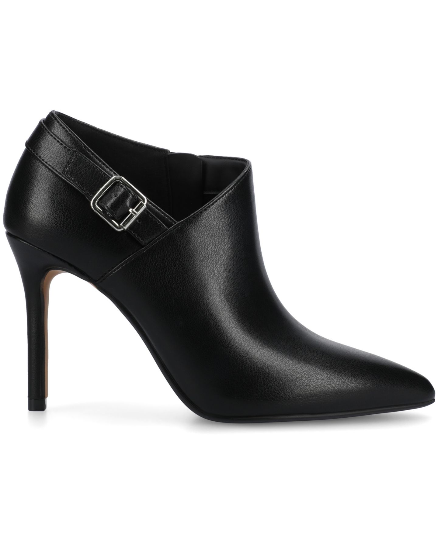 Женское платье Journee Collection Vondra Pointed Toe Dress Shooties, цвет: Чёрный — фото 2