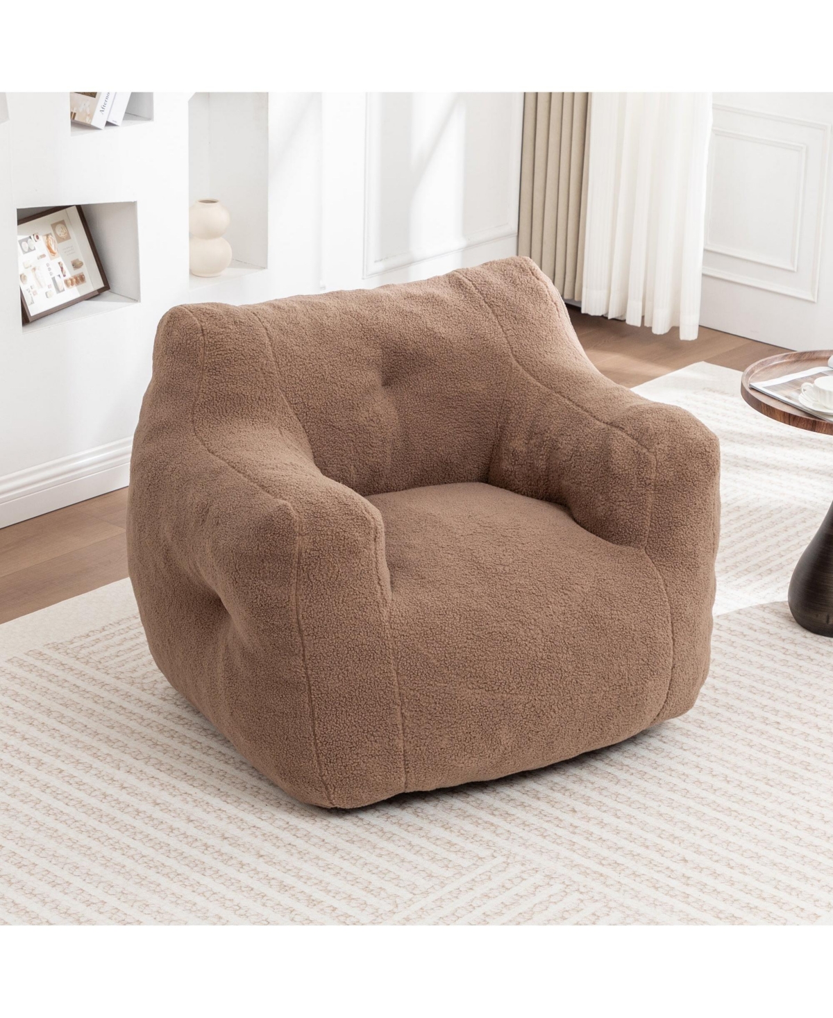 Boyel Living Giant Bean Bag Chair with Armrests Comfy Sofa for Adults