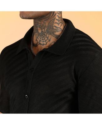 Men's Tilted-Knit Shirt