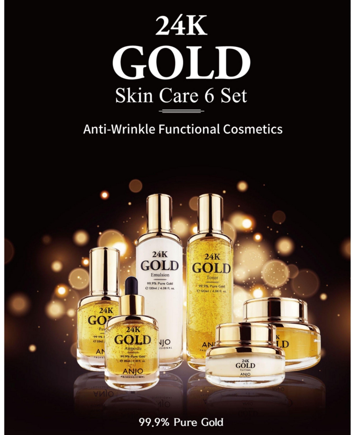 Siia Cosmetics 24K Gold Skin Care Set
