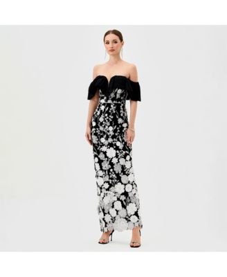 Women's Halo Off Shoulder Maxi