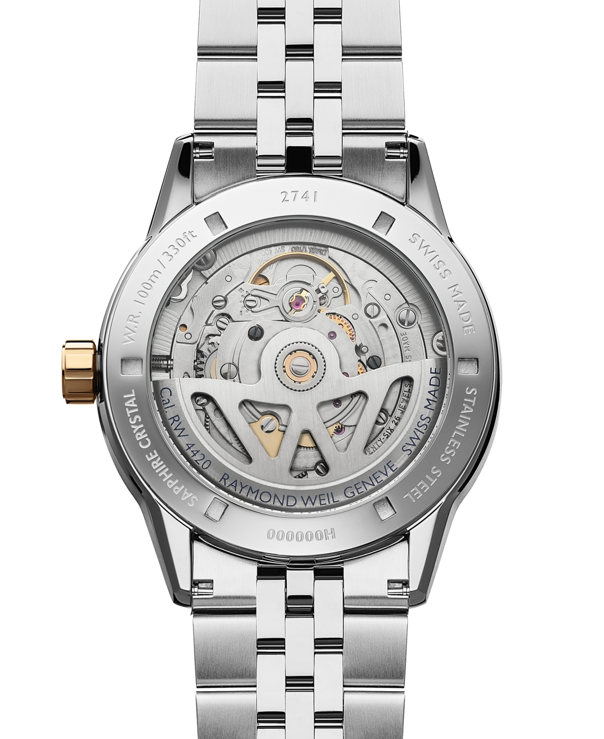 Raymond Weil Men's Freelancer Yellow Gold Stainless Steel Watch, 40mm 2741-stp-64001