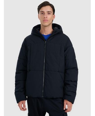 Men's Down Jacket with Synthetic Filling