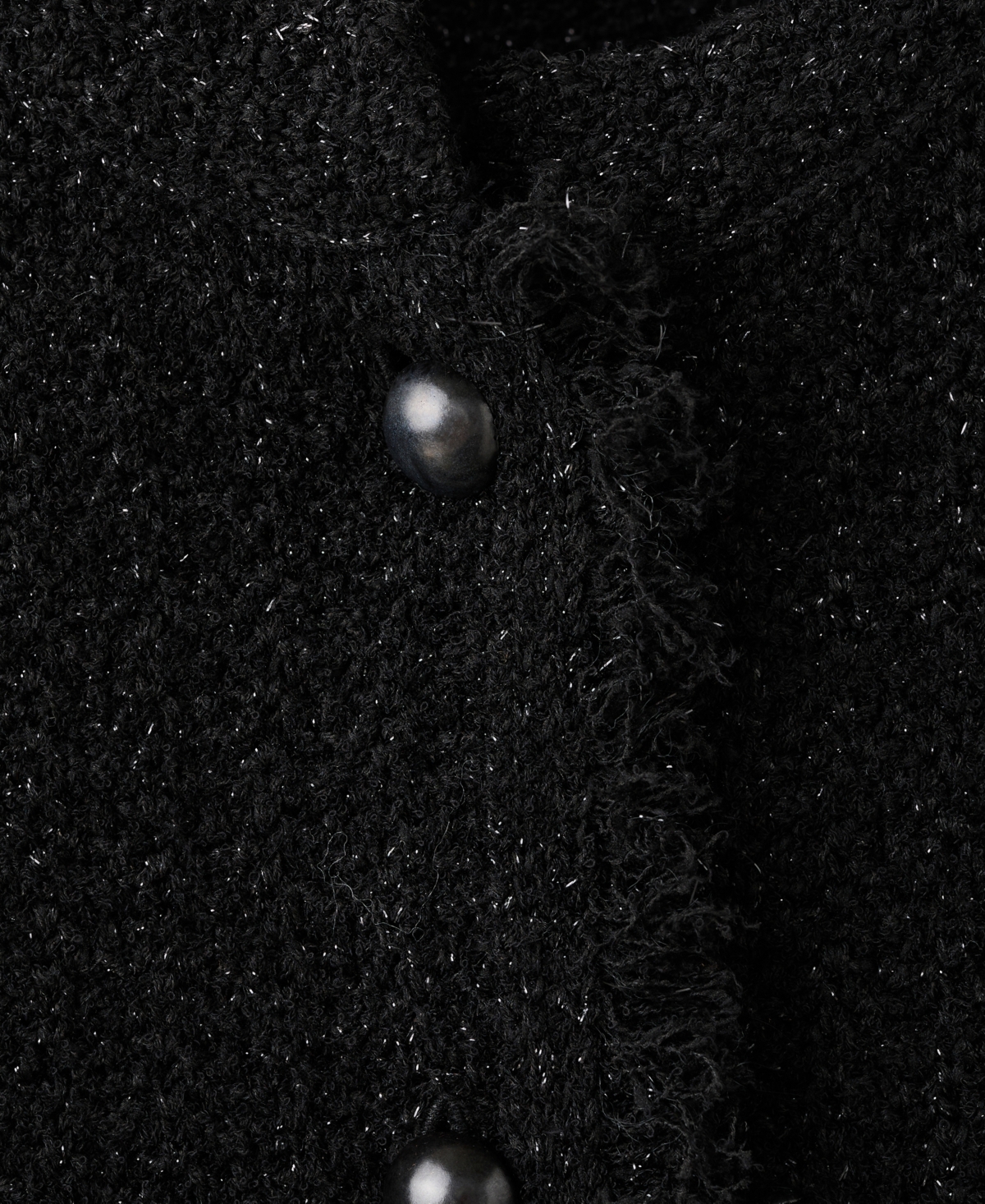 Mango Women's Frayed Trims Tweed Cardigan