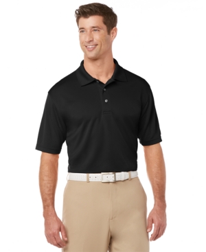 Pga Tour Men's Airflux Solid Golf Polo Shirt
