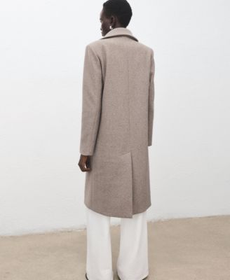 Women's Detachable Collar Combined Coat