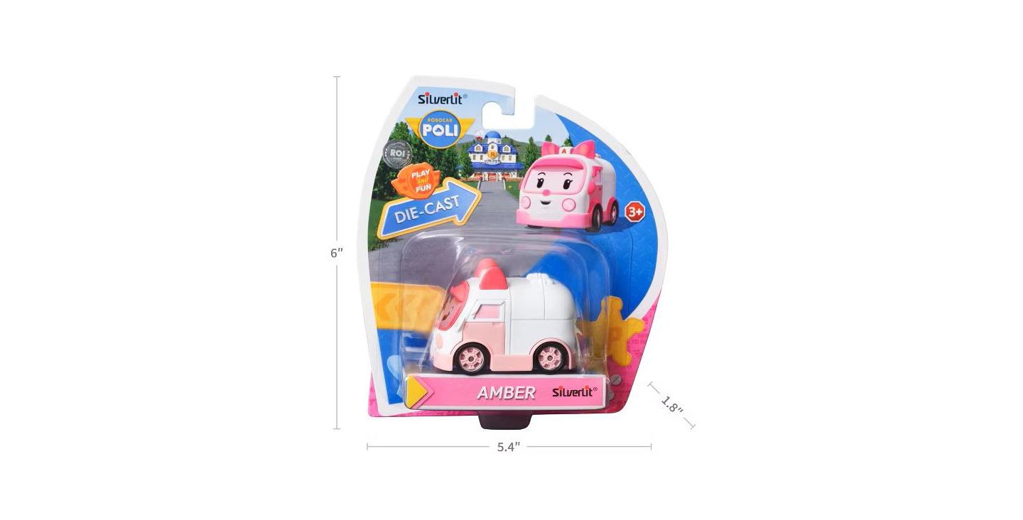 Детская игрушка Robocar Poli Amber Die-Cast Collectible Toy Vehicle — фото 5