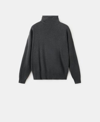 Women's Draped Turtleneck Sweater