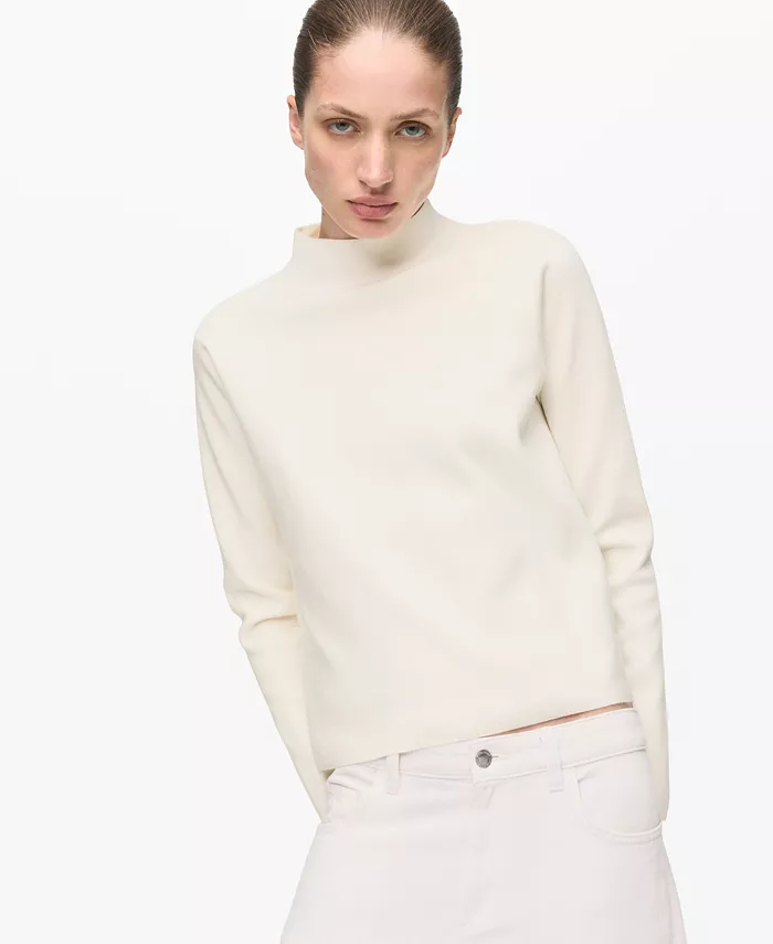Women's Perkins Neck Knitted Sweater - thumbnail 6
