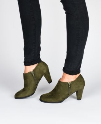 Women's Sanzi Inside Zip Block Heel Booties