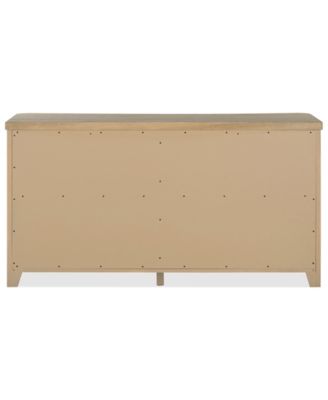 Marcel 19" Wood 6-Drawer Dresser