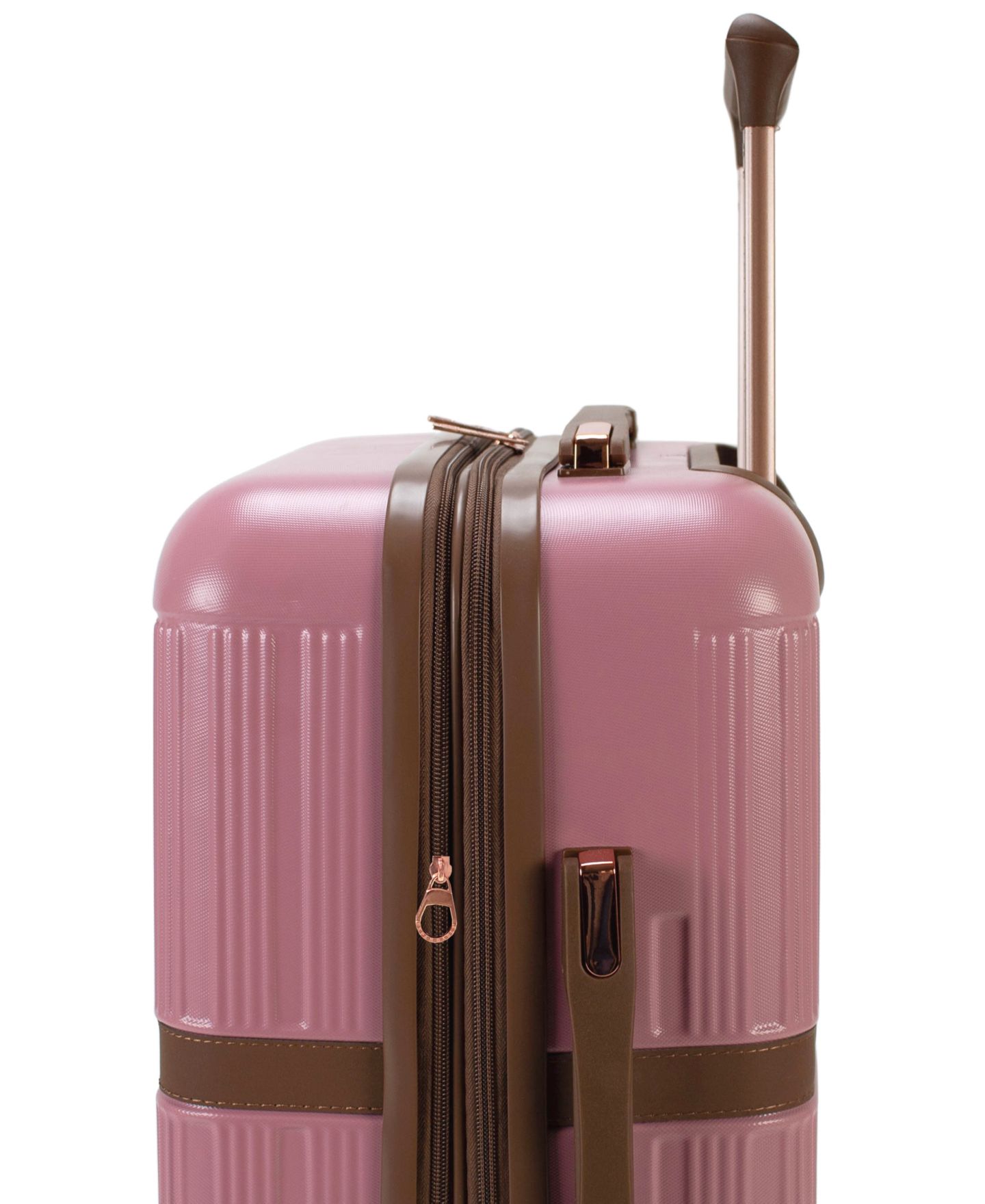Чемоданы STELLA BLANC Dakota 2-Pc. Hardside Luggage Set, цвет: Пыльный розовый — фото 6