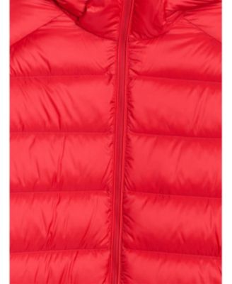 Men's trekking down jacket with natural filling