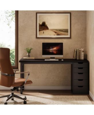 Modern Computer Desk, Simple Style, 47 Inches PC Desk