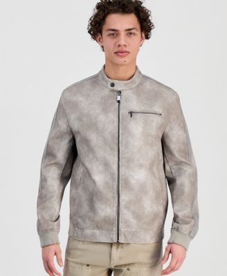 Men's Justin Faux-Leather Jacket