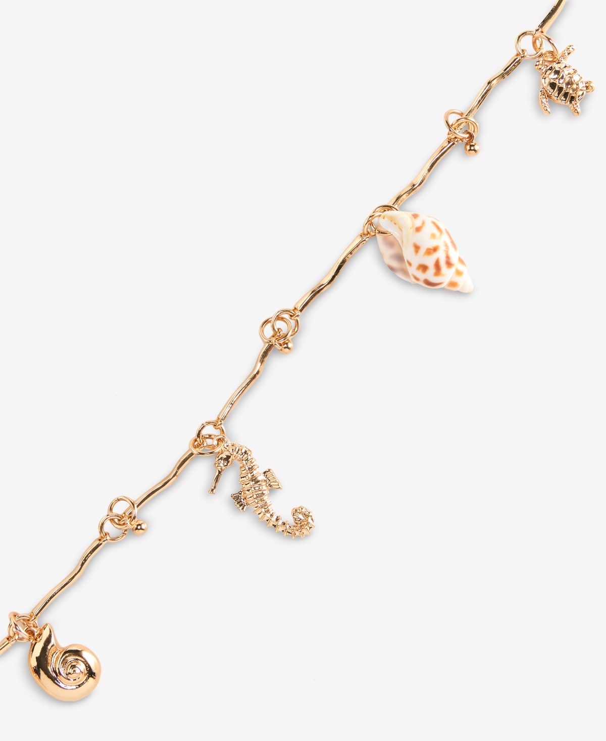 On 34th Small Beach Comber Charm Chain Belt, Macy's Exclusive