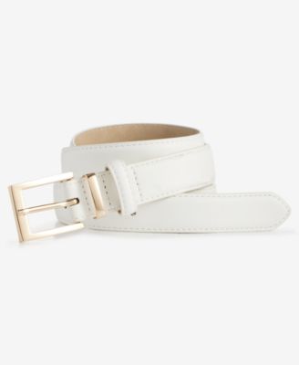 Square Off Harness with Metal Loop and Faux Leather Loop Belt