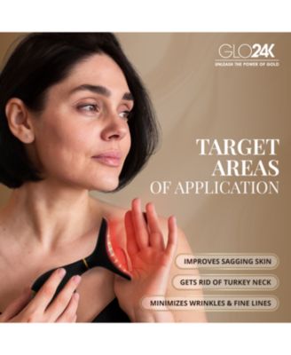 Neck & Face LED Beauty Massager + 24k Night  Cream