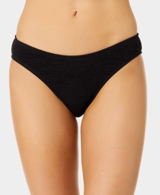 Women's Solid Low-Rise Swim Bottoms