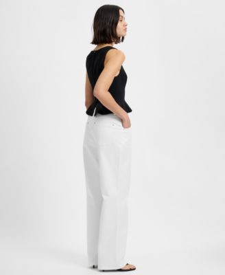 Women's Azra Square Neck Sleeveless Peplum Top