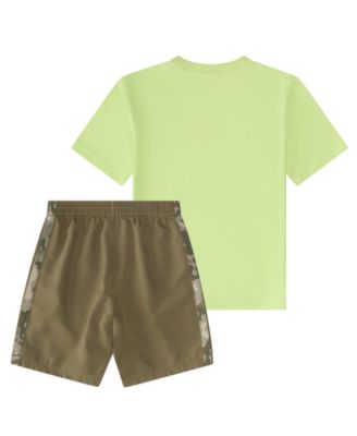 Boys' 2T-7 Short-Sleeve T-Shirt and Shorts, 2-Piece Set