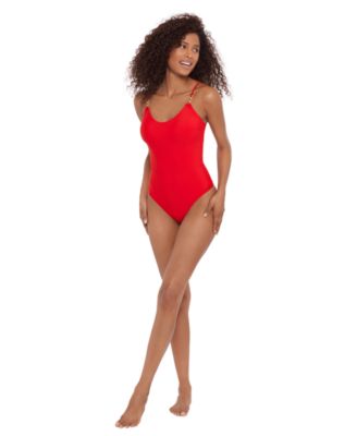 Women's Scoop Neck One-Piece Swimsuit
