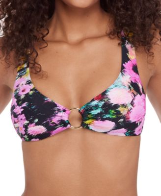 Women's Ring V-Neck Swim Top