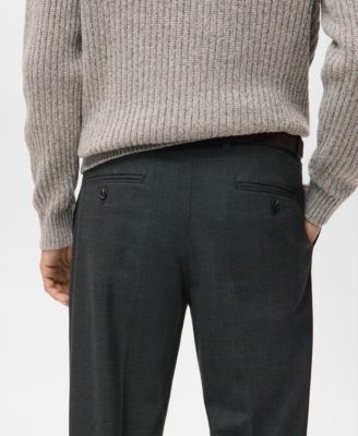 Men's Regular-Fit Pleated Pants