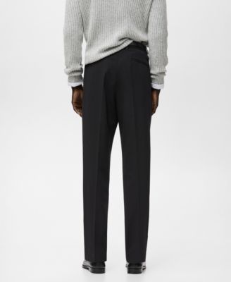 Men's Regular-Fit Pleated Pants