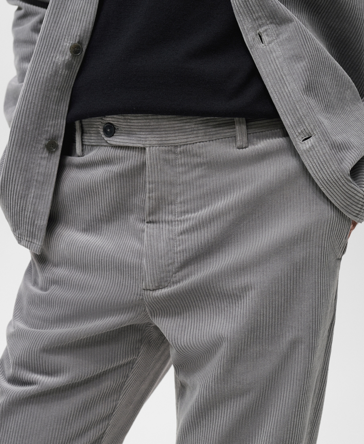 Mango Men's Corduroy Regular-Fit Pants