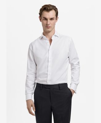 Men's Regular Fit Cotton Dress Shirt