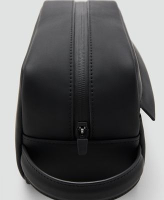 Men's Zipped Pebbled Cosmetic Bag