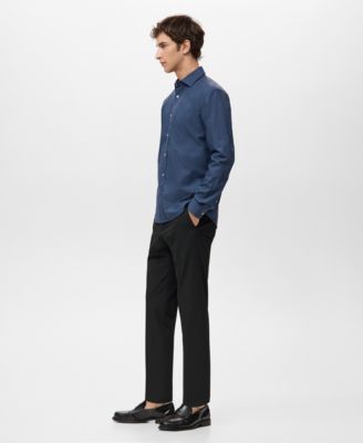 Men's Regular-Fit Cotton Shirt