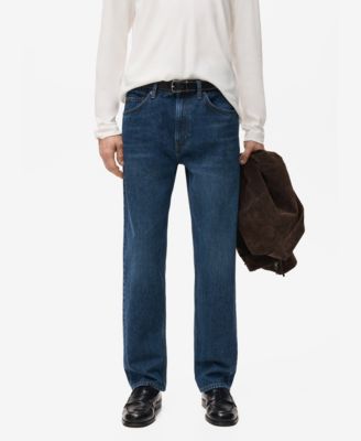 Men's Moby Straight-Fit Dark-Wash Jeans