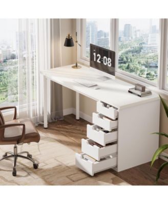 Modern Computer Desk, Simple Style, 47 Inches PC Desk