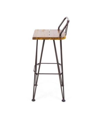 Dione Outdoor Teak Acacia Wood Bar Set