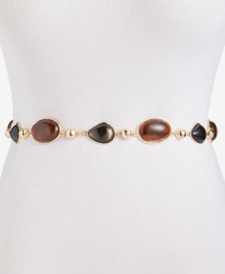 Resin Stone Chain Belt