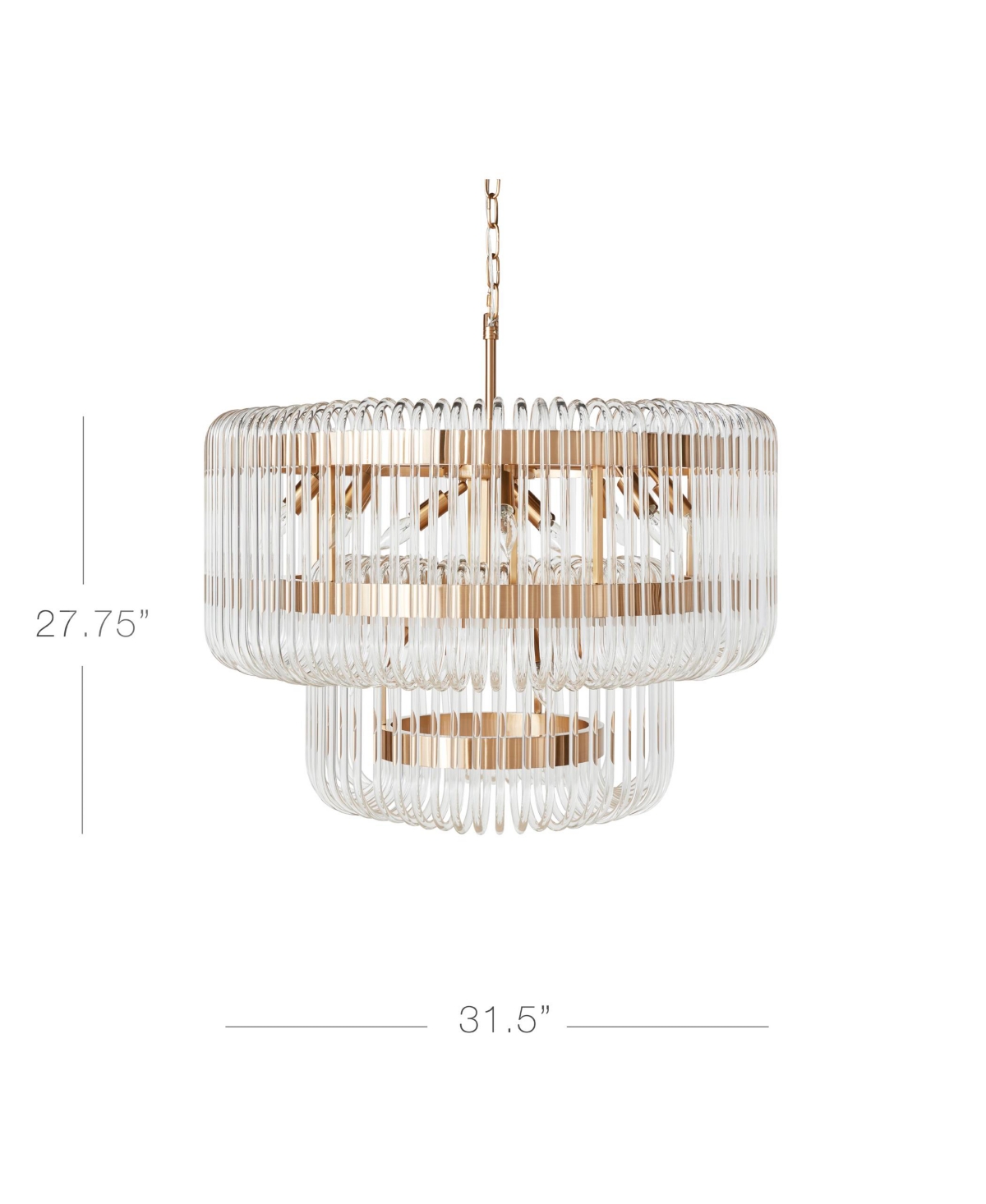 Z Gallerie Allure Chandelier