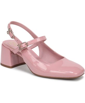 Women's Grace Block Heel Slingback Mary Jane Pumps