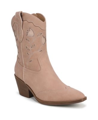 Women's Flash Block Heel Western Booties