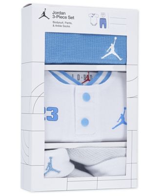 Baby Boys' Jumpman Bodysuit, Pants and Socks, 3-Piece Set