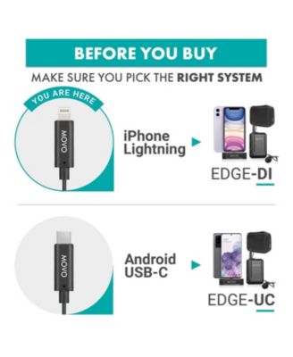 EDGE-DI-DUO Dual Wireless Lavalier Microphone System for iPhone & iPad (Lightning)