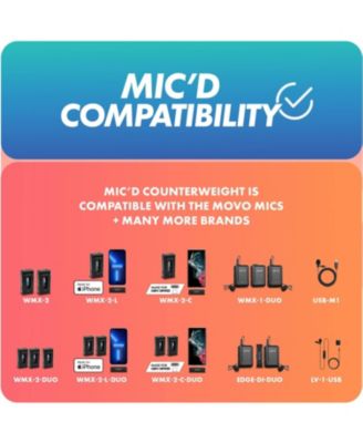 MIC'D Lav Mic Weight - Weight for Lavalier Microphone