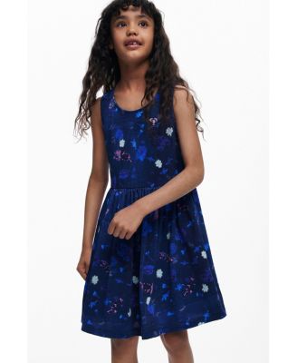 Girls Girls's Short flared floral dress