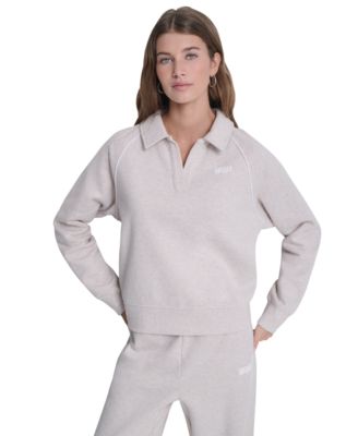 Women's HD Logo Piped Polo Sweatshirt