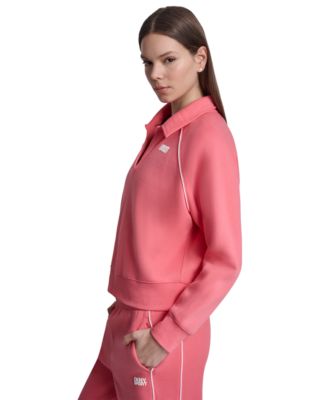 Women's HD Logo Piped Polo Sweatshirt