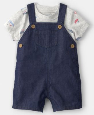 Carter's Baby Boys' Printed T-Shirt and Shortall, 2-Piece Set