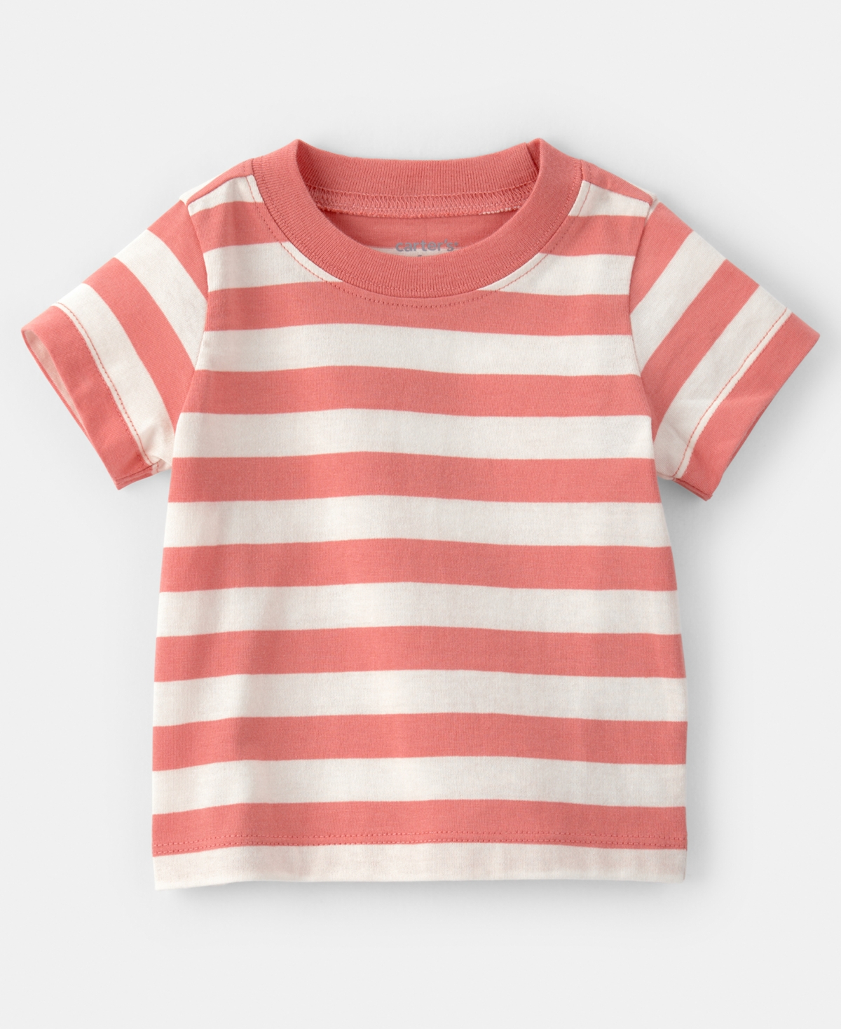 Carter's Baby Boys' Boat Striped T-Shirt and Shortall, 2-Piece Set