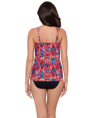 Women's Printed Underwired Tankini Top